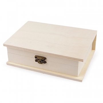 Dřevěná krabička 17,5x12,5x5,5cm