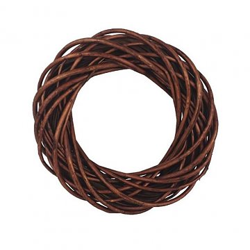 Věnec z proutí hnědý 20 cm
