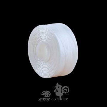 Niť Monocord na šité šperky D 0,3mm / 55 m bílá