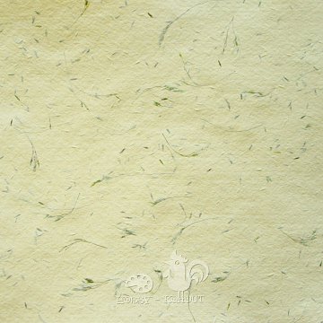 Ruční papír A4 tráva - pískový