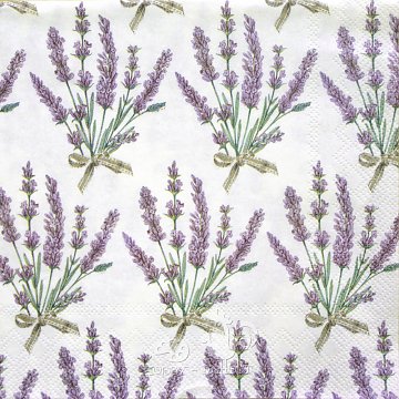 Ubrousek na decoupage - vzor 0120 levandule