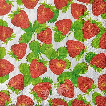 Ubrousek na decoupage - vzor 2904 jahody