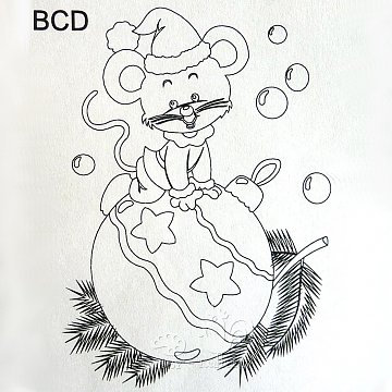 Obrázek pro děti B - myška