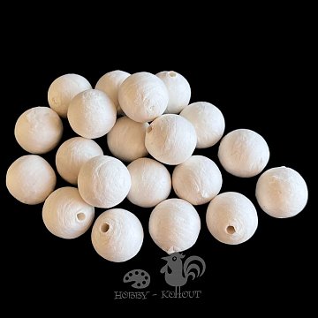Vatové kuličky 3,6 cm - velké balení 100 ks