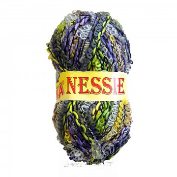 Příze Nessie 100 g fialová / zelená