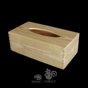 Krabice na kapesníky dřevo