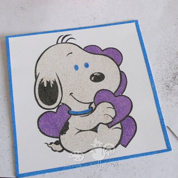 Obrázek pro děti A/P č. 6 pes Snoopy