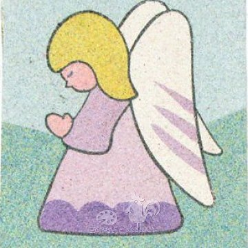 Obrázek pro děti A6 č. 4 anděl