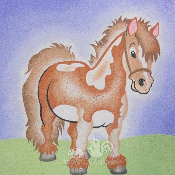 Obrázek pro děti B/D 25 - kůň