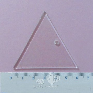 Sklíčka - TROJÚHELNÍK 6 cm, poslední 1 ks