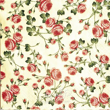 Ubrousek na decoupage - vzor 0221 růže