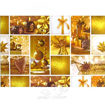 A4 Fotokarton vánoce zlaté