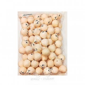 Hlavička vatová 19 mm obličej 100 ks