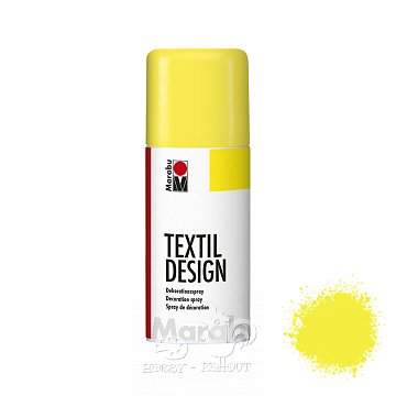 Barvy na textil ve spreji žlutá 150 ml