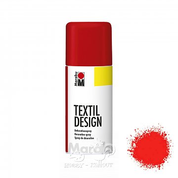 Barvy na textil ve spreji červená 150 ml