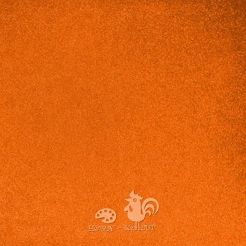 Mechová guma 30 x 40 cm oranžová se třpytkami