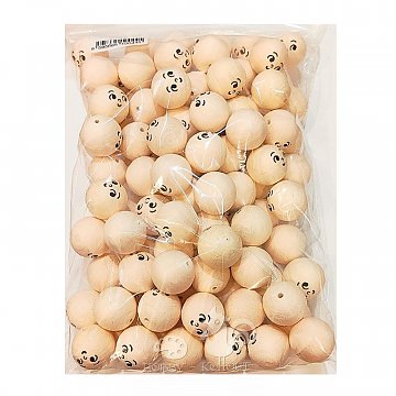 Hlavička vatová 24 mm obličej 100 ks