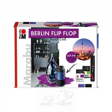 Duhové barvy Berlin Flip Flop - sada