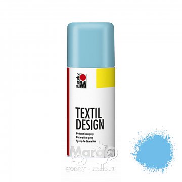 Barvy na textil ve spreji modrá karibik 150 ml