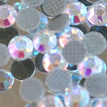 Nažehlovací kamínky crystal duha 24 ks / 3 mm