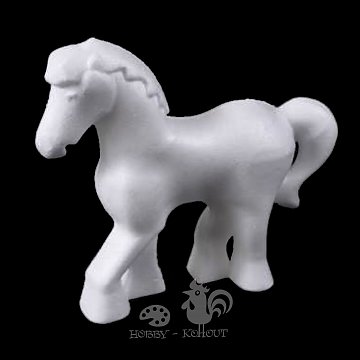 Polystyrenový model - Kůň