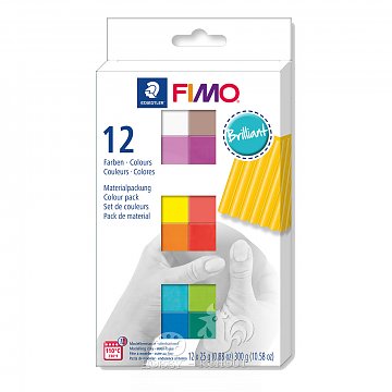 FIMO sada 12 barev - Brilliant