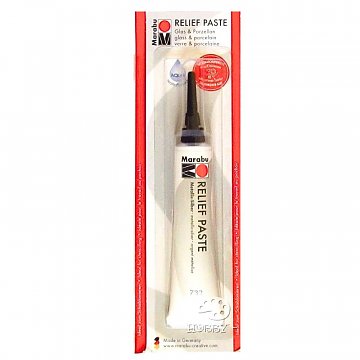 Reliéfní kontury na sklo a porcelán - stříbrná