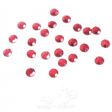 Nažehlovací kamínky růžová 24 ks / 4,5 mm