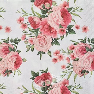 Ubrousek na decoupage - vzor 0248 růže