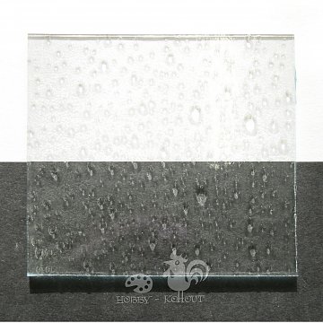 Sklo Spektrum 15 x 15 cm průhledné bublinky