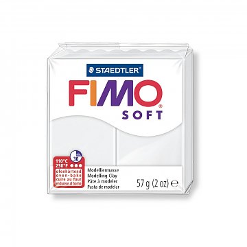FIMO 57g Soft bílá