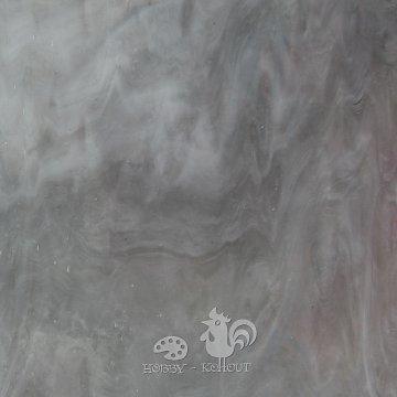 Sklo 30 x 30 cm opál Yang - šedá