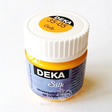 Barvy na hedvábí DEKA - 50 ml žlutá
