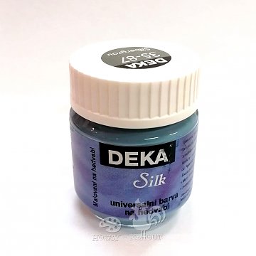 Barvy na hedvábí DEKA - 50 ml stříbrně šedá