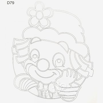 Obrázek pro děti B/D 79 - klaun
