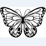 Šablona Motýl 10x15 cm