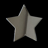 Plastové závěsy - Hvězda 8 cm