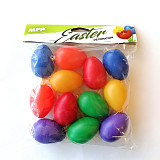 Plastová vajíčka 6 cm barevná mix 12 ks