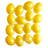 Vejce plastové 6 cm - 1 ks žluté