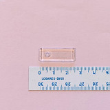 Sklíčka - OBDÉLNÍK úzký 2,5 x 1 cm, doprodej