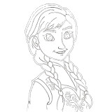 Obrázek pro děti B/D 77 - Ledové království Anna