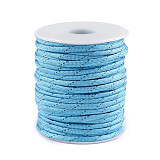Paracord š. 4 mm reflexní - modrý 1 m