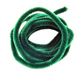 Plyšové drátky 2 m - zelená tmavá