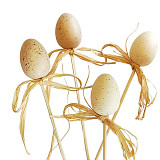 Plastové vajíčko na špejli - zápich do květníku