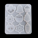 Forma silikonová - vánoční motivy 9 ks, poslední 1 ks