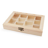 Dřevěná krabička šperkovnice 20x15x4cm