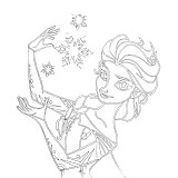 Obrázek pro děti B/D 76 - Ledové království Elza