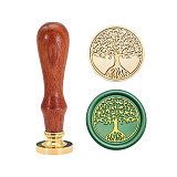 Pečetidlo na vosk s rukojetí - strom