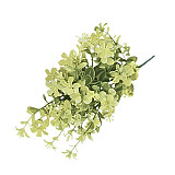 Dekorace - větvička zelená, světlá žlutá 34 cm