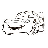 Obrázek pro děti B/D 19 - Auto Mc Queen